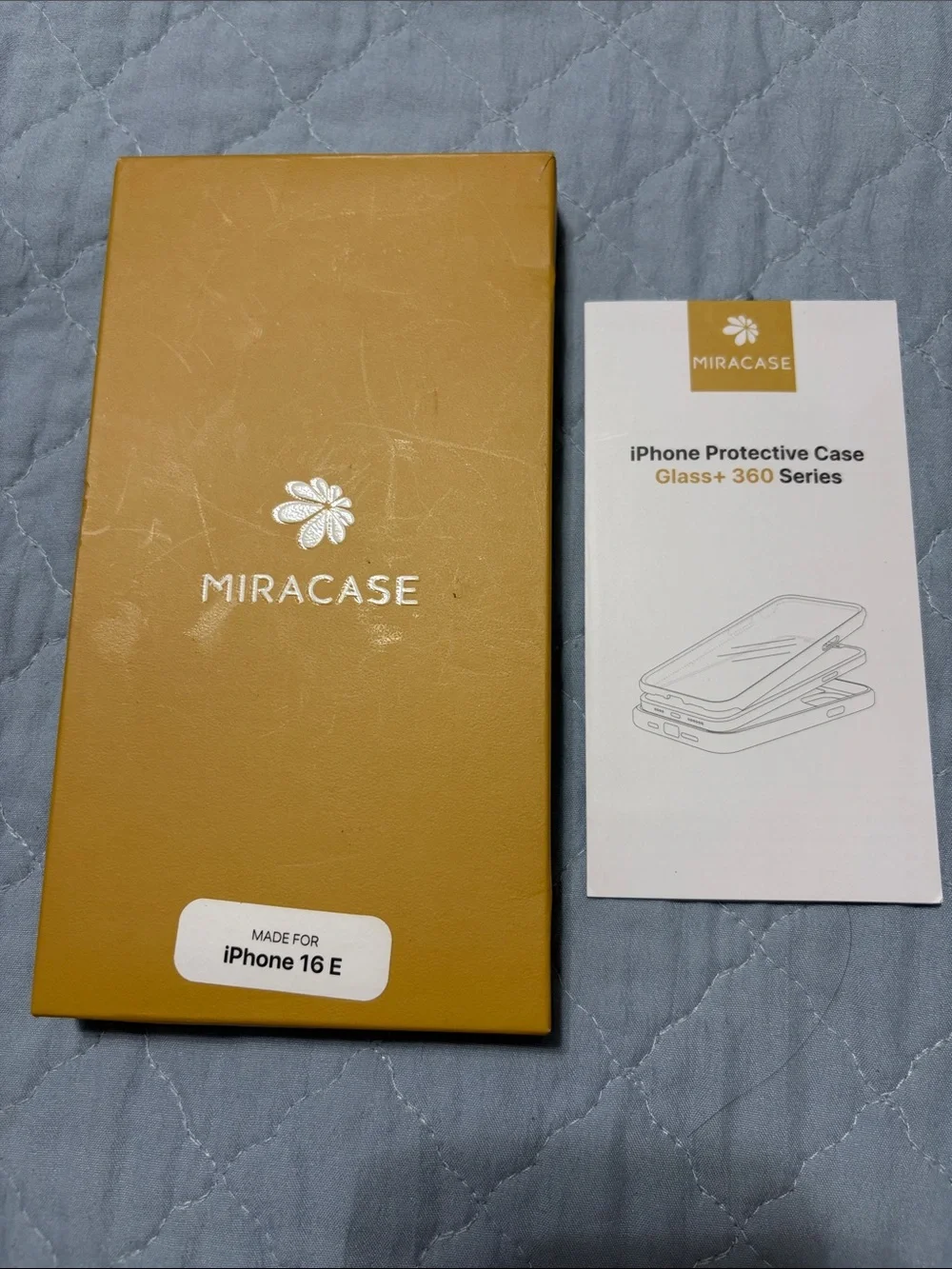 NIB Miracase Navy Blue iPhone Protective Case - iPhone 16 E Compatible
